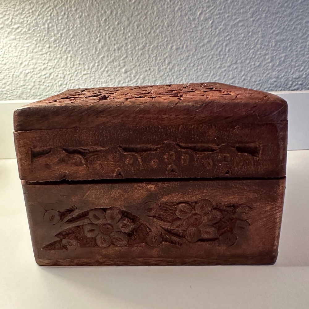 Handcrafted Wooden Jewelry Box